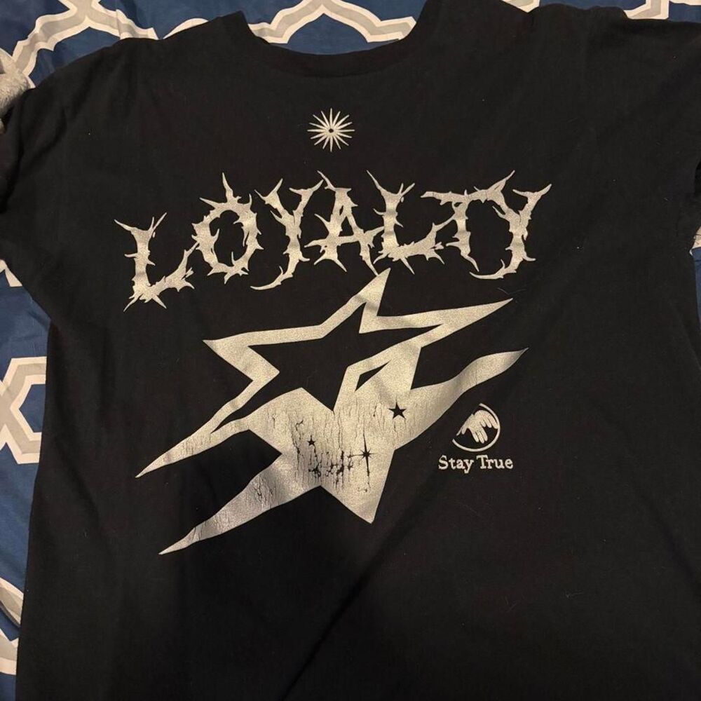 Black Loyalty Star Tee